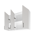Ver imagem 5 de Aparador para Hall de Entrada 120cm Mdf 3 Portas Branco