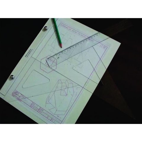 Kit Desenho Técnico Prancheta a4 Branca Compasso Cis 303 - Fenix