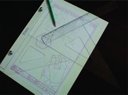 Ver imagem 1 de Kit Desenho Técnico Prancheta a4 Branca Compasso Cis 303 - Fenix