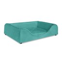 Ver imagem 1 de Cama Caminha para Pet Berço para Cachorro e Gato Veludo Azul Turquesa Bz Home Decor