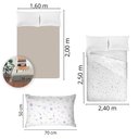 Ver imagem 5 de Jogo de Cama Queen Size 150 Fios Fiori - Eloá (7811)