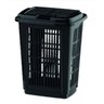 Cesto de Roupa Lavanderia Organizador de Brinquedo 60 Litros Preto - 4