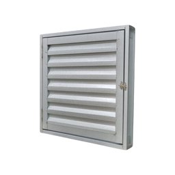 Porta Alçapão Alumínio Galvanizado 60x80 R120 Silver - Prata - 1