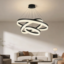 Ver imagem 2 de Pendente Lustre Saturn Led Luminária Dimerizável 80cm 4m