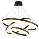 Ver imagem 1 de Pendente Lustre Saturn Led Luminária Dimerizável 80cm 4m