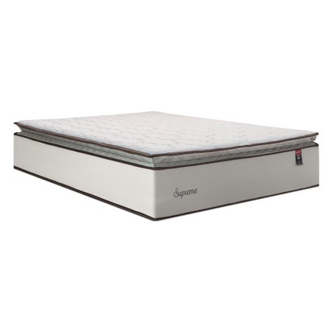 Colchão de Molas Ensacadas Pillow Top Supreme Lux Casal 138cm