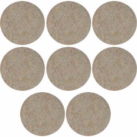 Feltro Sintético para Móveis Pesados Scotch Redondo Marrom Extra Grande 8 Unidades - Hb004262778 - 3