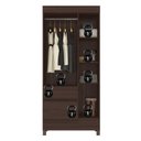 Ver imagem 3 de Guarda Roupa Roupeiro Wind 3 Portas 2 Gavetas Café Touch Demóbile
