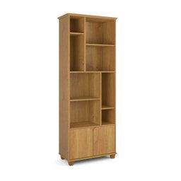 Livreiro / Multiuso Ta 2 Portas + 8 Nichos para Organização Cor Cinamomo - 2