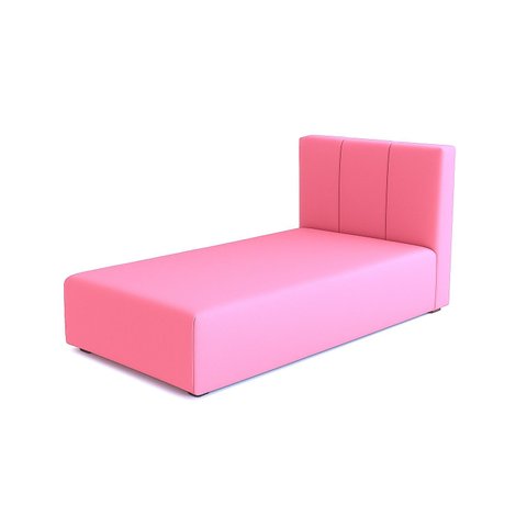Cama Pet Luxo com Encosto - Sofá para Cachorro Pequeno ou Gato Confortável e Elegante:rosa