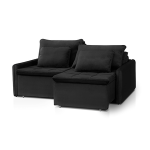 Sofa Cama Arizona Confort Versátil Retrátil Rodizios