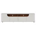 Ver imagem 6 de Rack Bancada Ambiente Santorini Off White Matte Freijó – Colibri