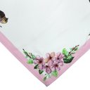 Ver imagem 3 de Kit 4 Guardanapos de Tecido Ring Delicado Pássaro 40cmx40cm