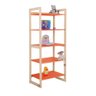 Estante Infantil Multiuso Colorê Laranja Alta 64x150 - 2