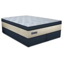 Ver imagem 1 de Cama Box Colchão King Gazin Royal Blue Premium Molas Ensacadas 193x203x72cm