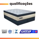 Ver imagem 7 de Cama Box Colchão King Gazin Royal Blue Premium Molas Ensacadas 193x203x72cm