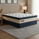 Ver imagem 3 de Cama Box Colchão King Gazin Royal Blue Premium Molas Ensacadas 193x203x72cm