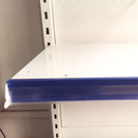 Ver imagem 2 de Kit 50 Porta Etiquetas para Bandeja Gôndolas 92 cm Azul