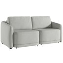 Ver imagem 1 de Sofá Cama Casal para Sala 216cm Polska K04 Linho Cinza - Mpozenato
