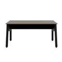 Ver imagem 4 de Mesa Escrivaninha Escritório com 150cm Industrial Tampo Chanfrado e Pés Metálicos F5 Office Cinza Sagrado com Preto