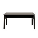 Ver imagem 4 de Mesa Escrivaninha Escritório com 150cm Industrial Tampo Chanfrado e Pés Metálicos F5 Office Cinza Sagrado Com Preto