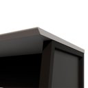 Ver imagem 7 de Mesa Escrivaninha Escritório com 150cm Industrial Tampo Chanfrado e Pés Metálicos F5 Office Cinza Sagrado com Preto