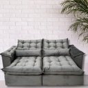 Ver imagem 3 de Sofá Retrátil e Reclinável Articulado Ipanema - 1,60m de Largura e Abertura Grande em Veludo Premium