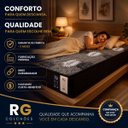 Ver imagem 2 de Colchão Solteiro Espuma D20 Bordado 188x88x8cm Antialérgico