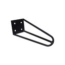 Ver imagem 3 de Kit 2 Pés de Metal 15 CM Hairpin Legs Mesas de Centro Puffs Preto Gran Belo Pés de Metal Hairpin Leg