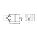 Ver imagem 2 de Régua com 2 Tomadas Margirius Tmu2-320 2p+t 20a Preta Bivolt