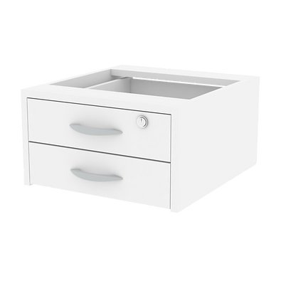 Gaveteiro Fixo com 2 Gavetas - Branco é ruim? Gaveteiro Fixo com 2 Gavetas - Branco é boa?
