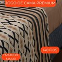 Ver imagem 4 de Jogo de Cama Queen Duplo 4 Peças Sultan Realce Premium Akira 2