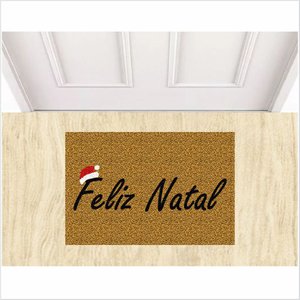 TAPETE DECORAÇÃO DE NATAL GORRO PAPAI NOEL. DECORAÇÃO DE FELIZ NATAL PARA QUARTO SALA BANHEIRO