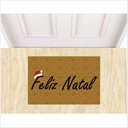 Ver imagem 1 de TAPETE DECORAÇÃO DE NATAL GORRO PAPAI NOEL. DECORAÇÃO DE FELIZ NATAL PARA QUARTO SALA BANHEIRO