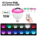 Ver imagem 3 de Lâmpada Bulb LED Musical RGB Caixa de Som + Controle Remoto