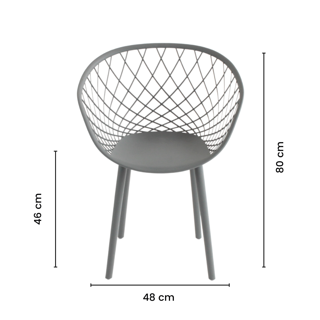 Cadeira de Jantar Eames Clarice Premium Cinza - 4