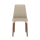 Ver imagem 3 de Conjunto c/ 2 Cadeiras Loren Natural Champanhe PU Off White