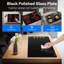 Ver imagem 7 de Amzchef Cooktop Elétrico Embutido 30" com 4 Zonas de Aquecimento (preto)