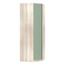 Ver imagem 1 de Guarda Roupa Canto Obliquo 1 Porta 1 Cabideiro Verde Jade