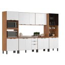 Ver imagem 5 de Cozinha Modulada Completa Firenze 6 Peças (2 Aéreos + 2 Balcões + 2 Paneleiros) Fmt012 Avena/