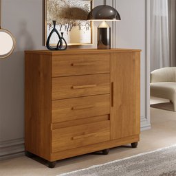 Cômoda New Florença Em MDP Benetil Móveis - 1