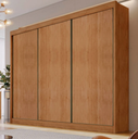 Ver imagem 1 de Guarda Roupa Casal Diamond 3 Portas 6 Gavetas Novo Horizonte