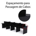 Ver imagem 3 de Baia de Trabalho 8 Lugares Cor:preto