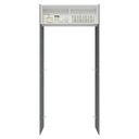 Ver imagem 4 de Porta-Geladeira 103 cm 1 Porta Basculante Cinza/Branco/Cinza Lux Madesa Cinza/Branco/Cinza
