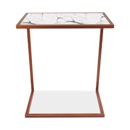 Mesa de Apoio Lateral para Sofá Belfast Cobre e Vulcano - 3