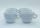Ver imagem 1 de Kit Jogo 6 Xicaras Café/chá Cônicas 150ml - Porcelana Branca