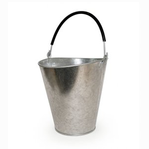 Balde Oval Galvanizado 10 Litros com Alça Reforçada - Ordenha, Água e Limpeza - Sf29