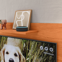 Ver imagem 4 de Painel para Tv Smart 32 Polegadas com Nicho Prateleira Sala Quarto Star - Cinamomo