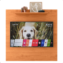Ver imagem 1 de Painel para Tv Smart 32 Polegadas com Nicho Prateleira Sala Quarto Star - Cinamomo