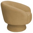 Ver imagem 7 de Poltrona Decorativa Liz Base Giratória Bouclê Camel - Casaepoltrona
